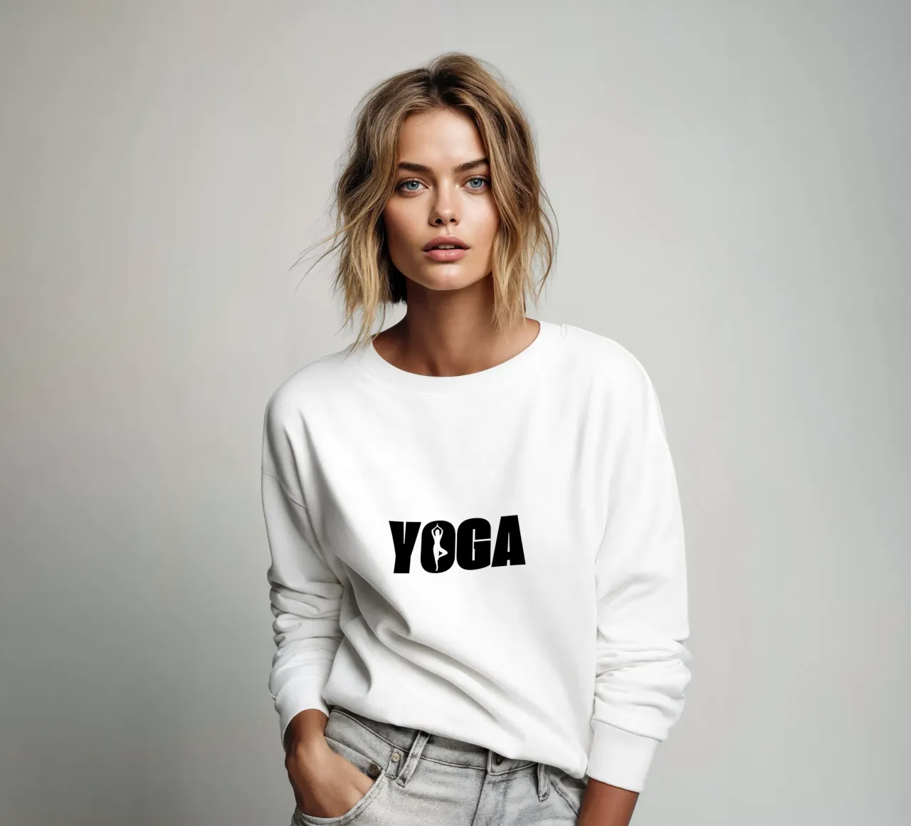 YOGA IV sweatshirt by ArtDesign by KBK