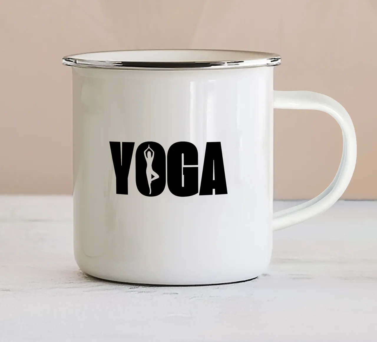 YOGA IV tazza in smalto da ArtDesign by KBK
