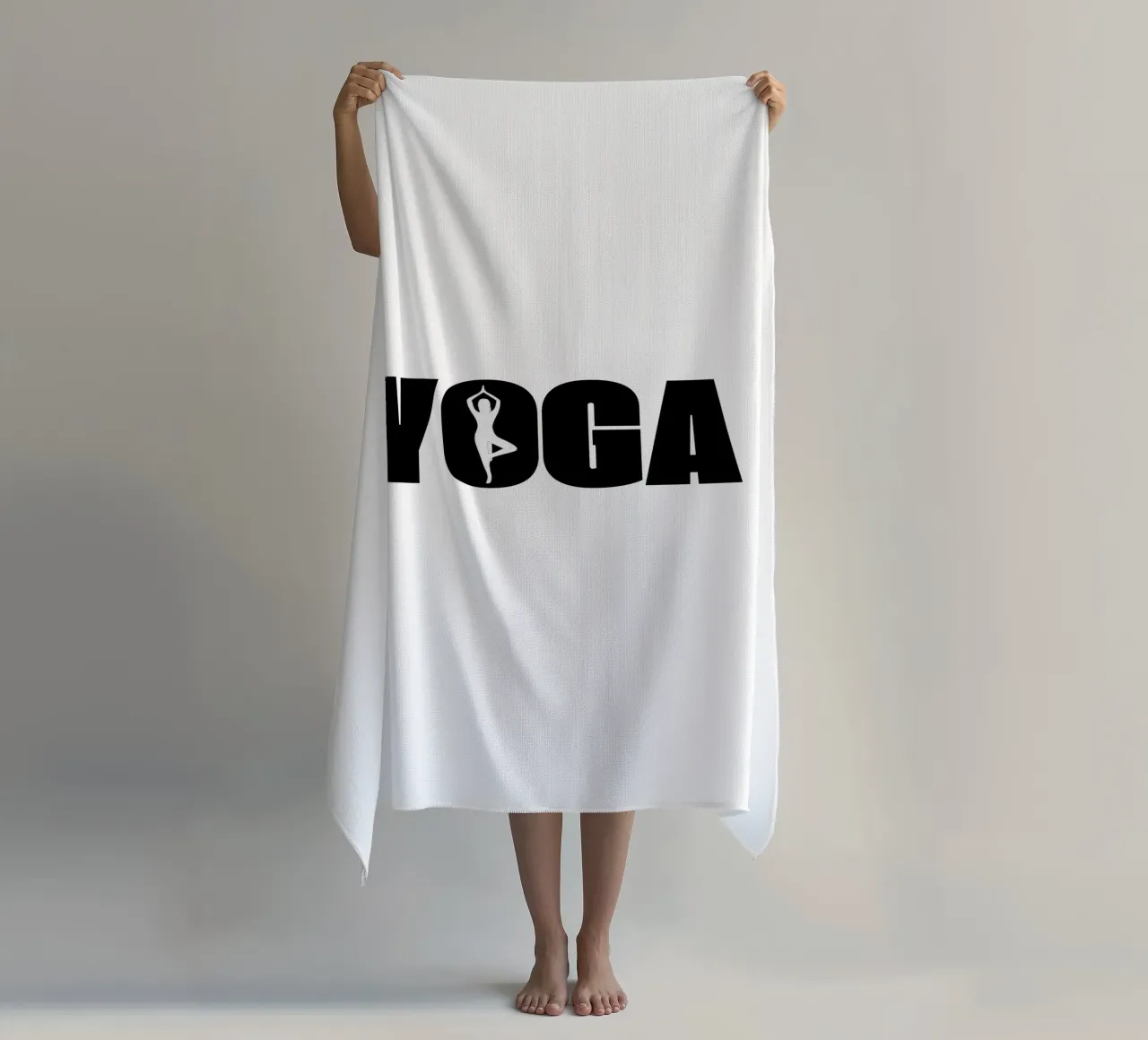 YOGA IV beach towel by ArtDesign by KBK