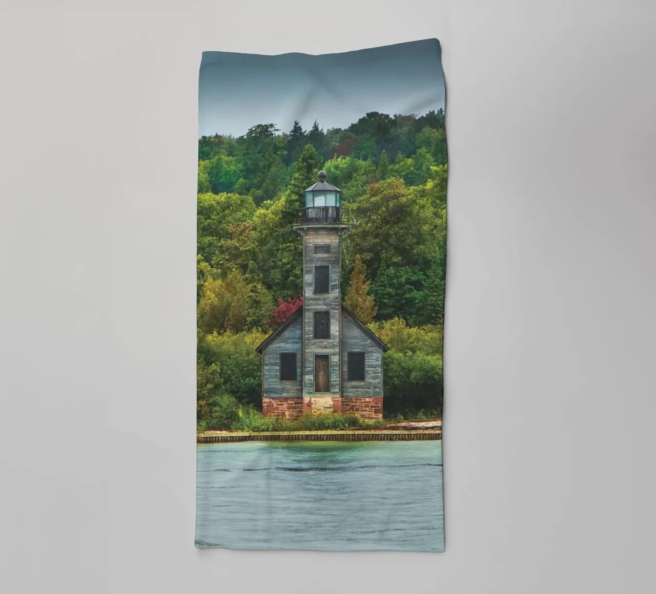 Faro del Canale Orientale asciugamano da bagno da Dave Hare Photography