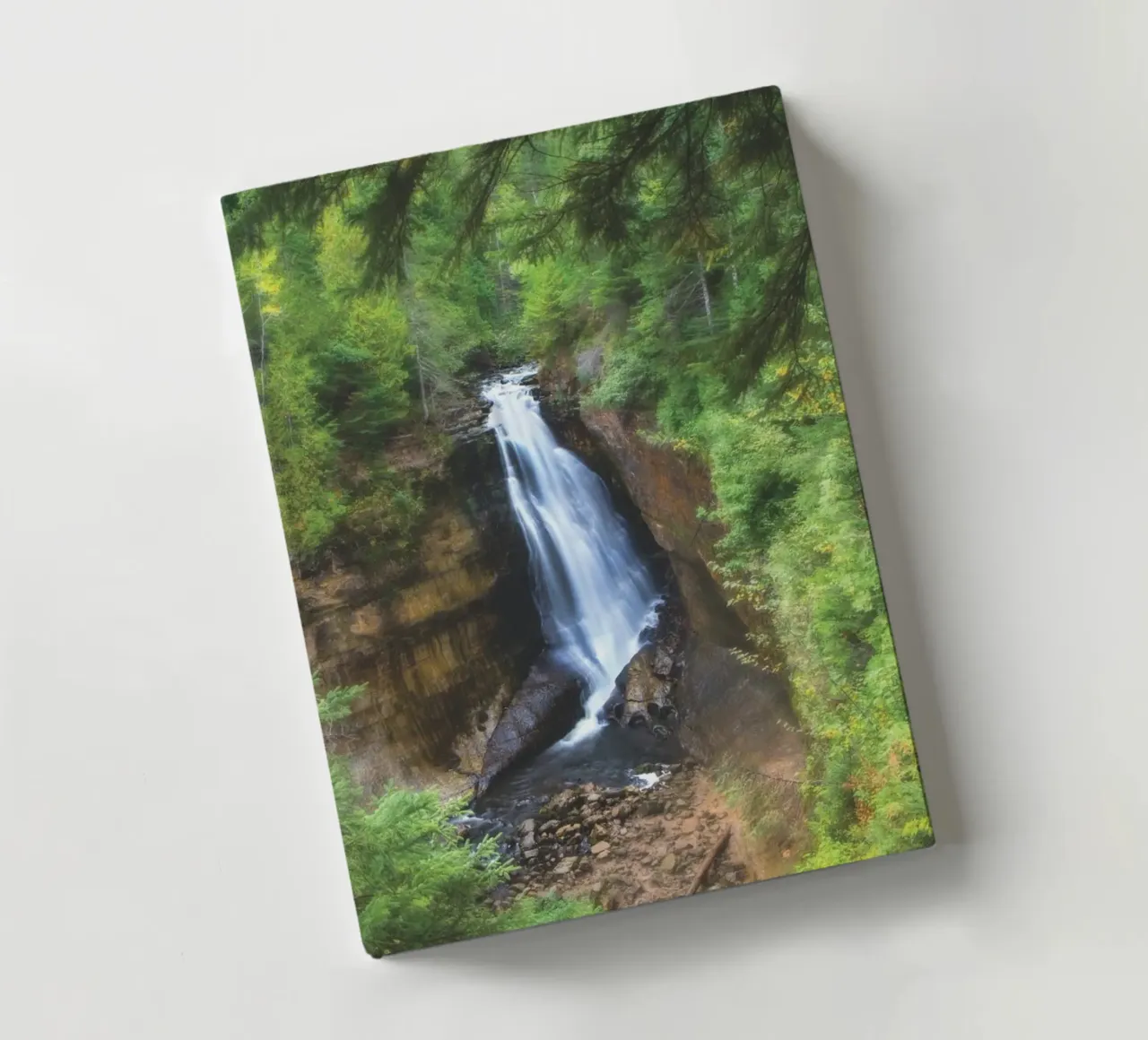 Miners Falls Softly notebook by Dave Hare Photography