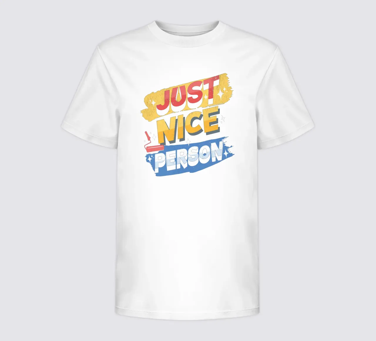 Just Nice Person kids t-shirt by Gunawan Rb