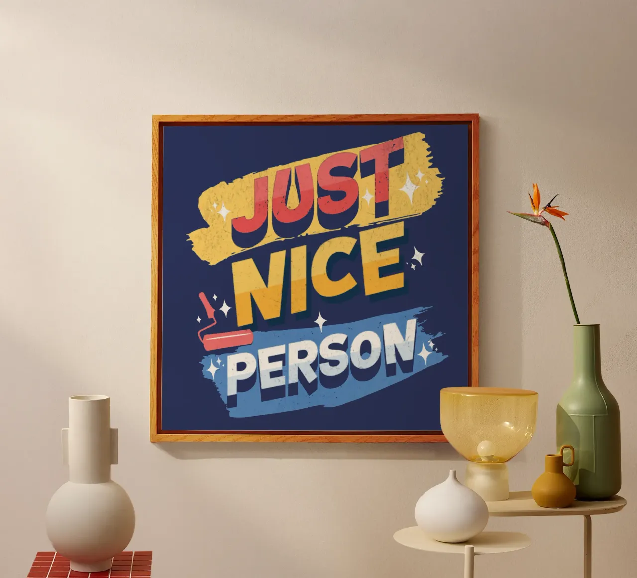 Einfach nette Person Acryl-Glas von Gunawan Rb