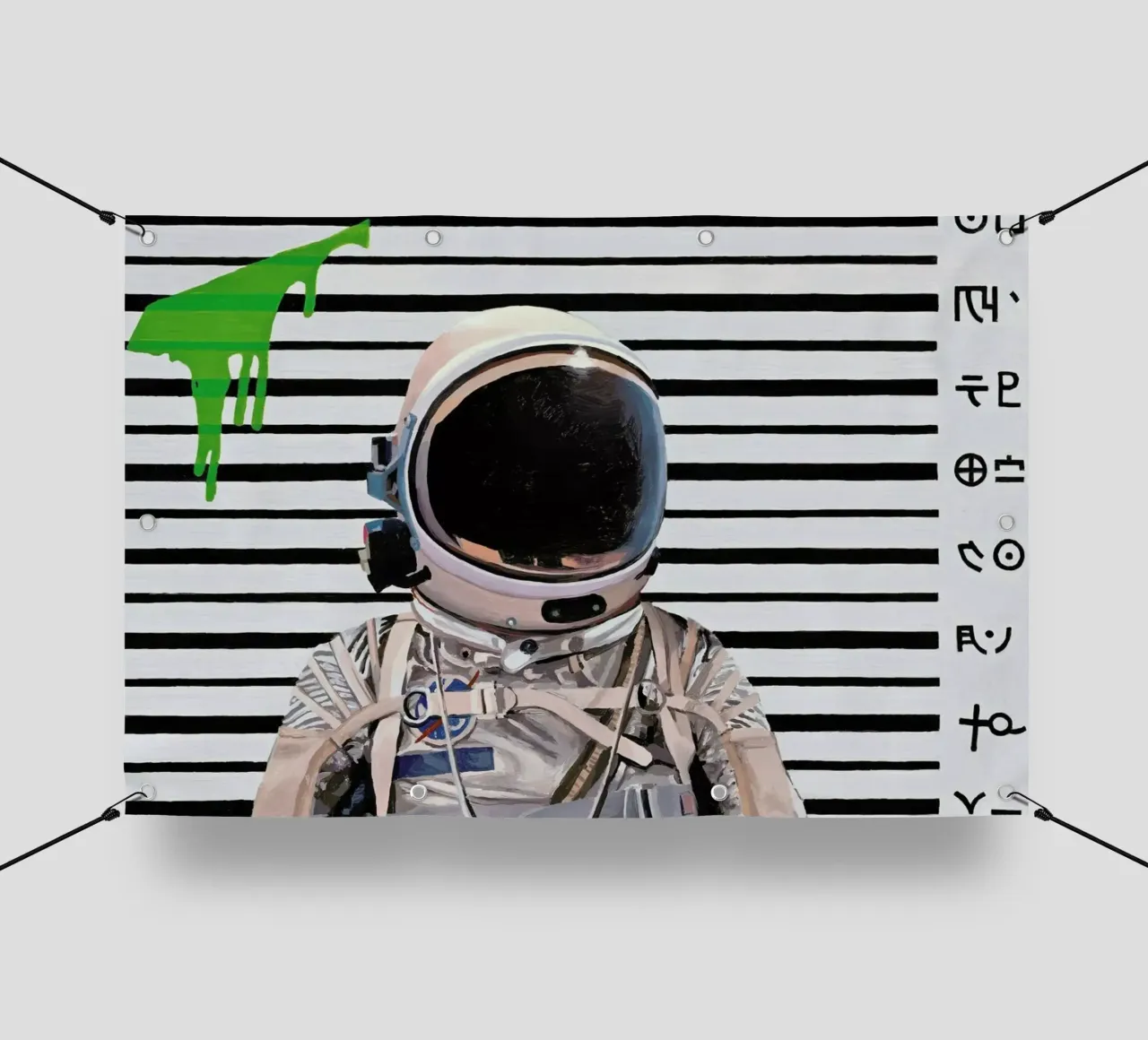 Mugshot telo in pvc da Scott Listfield