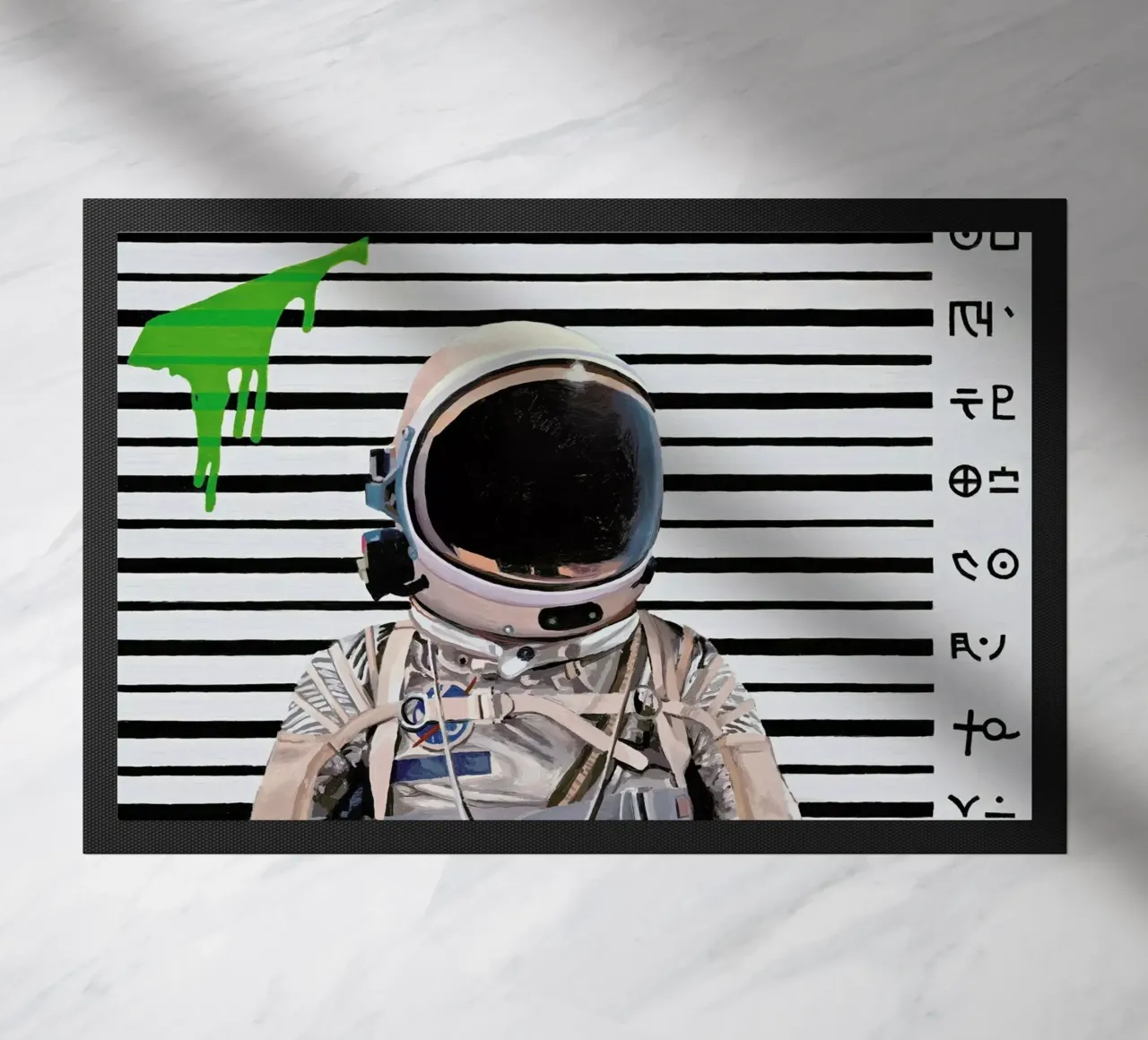 Mugshot doormat by Scott Listfield