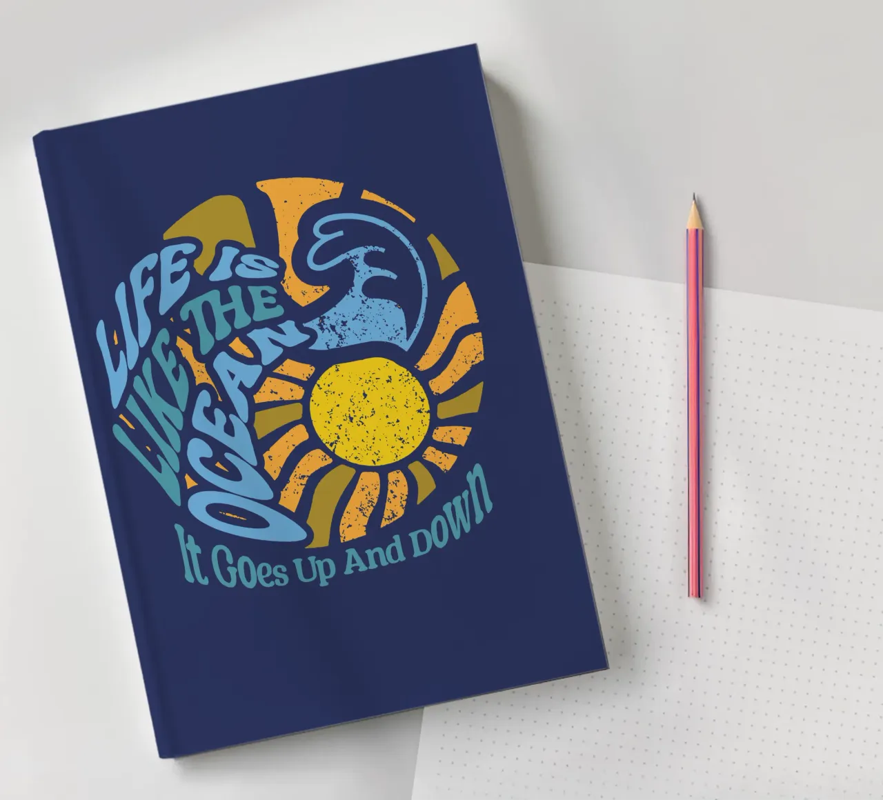 Life is like the Ocean notebook by Gunawan Rb