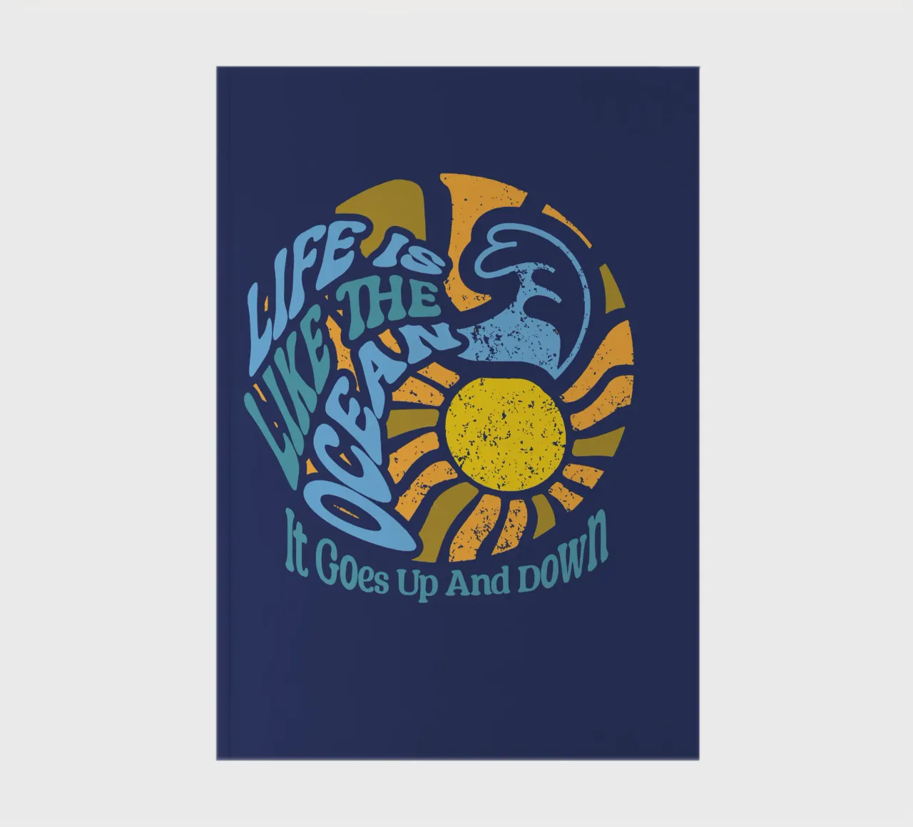 Life is like the Ocean notebook by Gunawan Rb