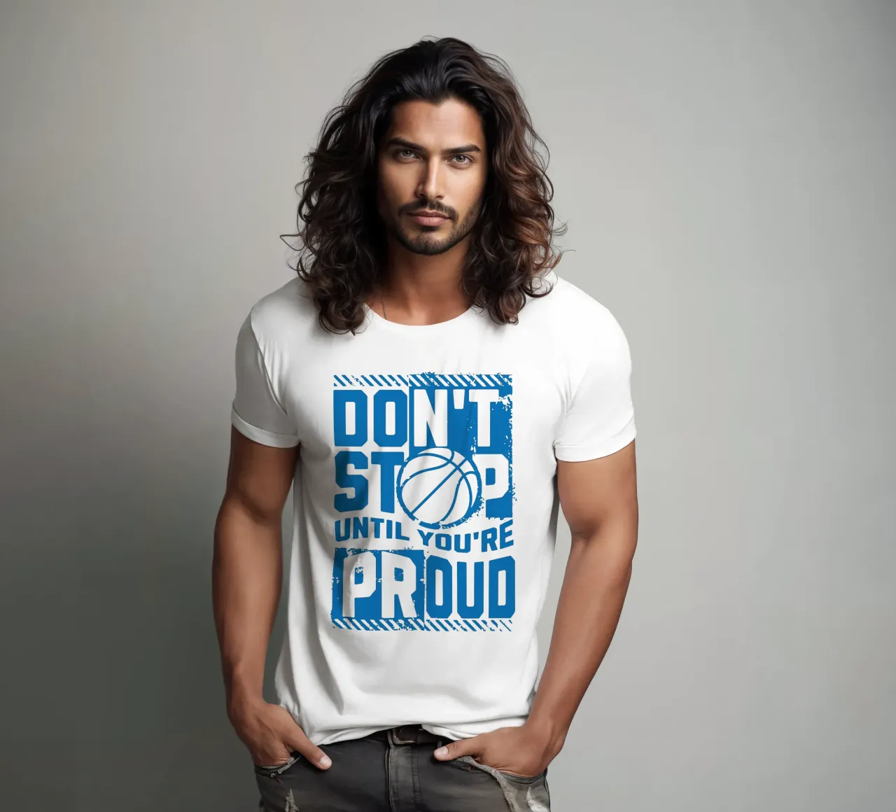 Non fermatevi finché non sarete orgogliosi t-shirt da Gunawan Rb
