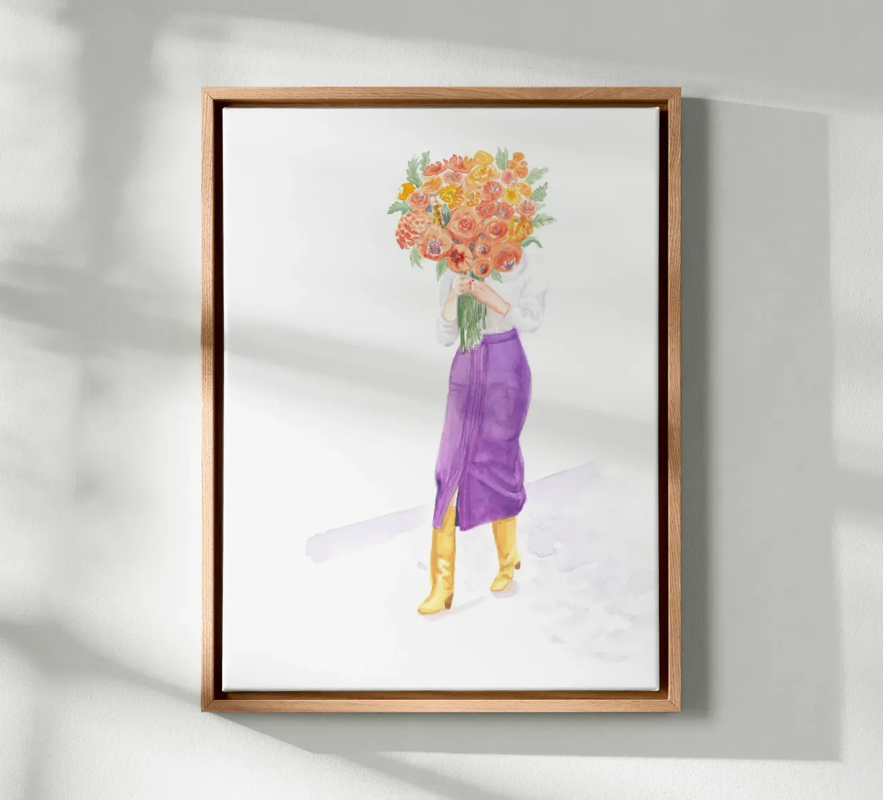 Palais Royal Purple Rendez-vous tela con Cornice a cassetta da byaudreyd