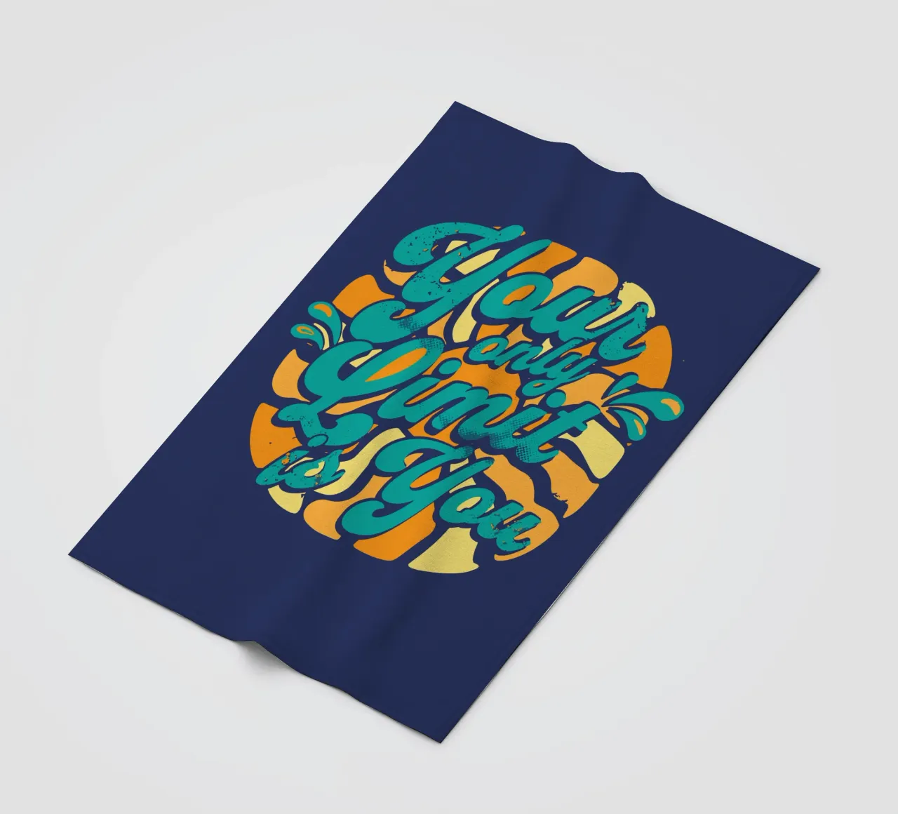 Your Only Limit is You fleece blanket by Gunawan Rb