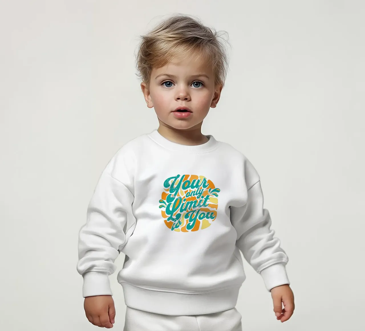Your Only Limit is You baby sweatshirt by Gunawan Rb