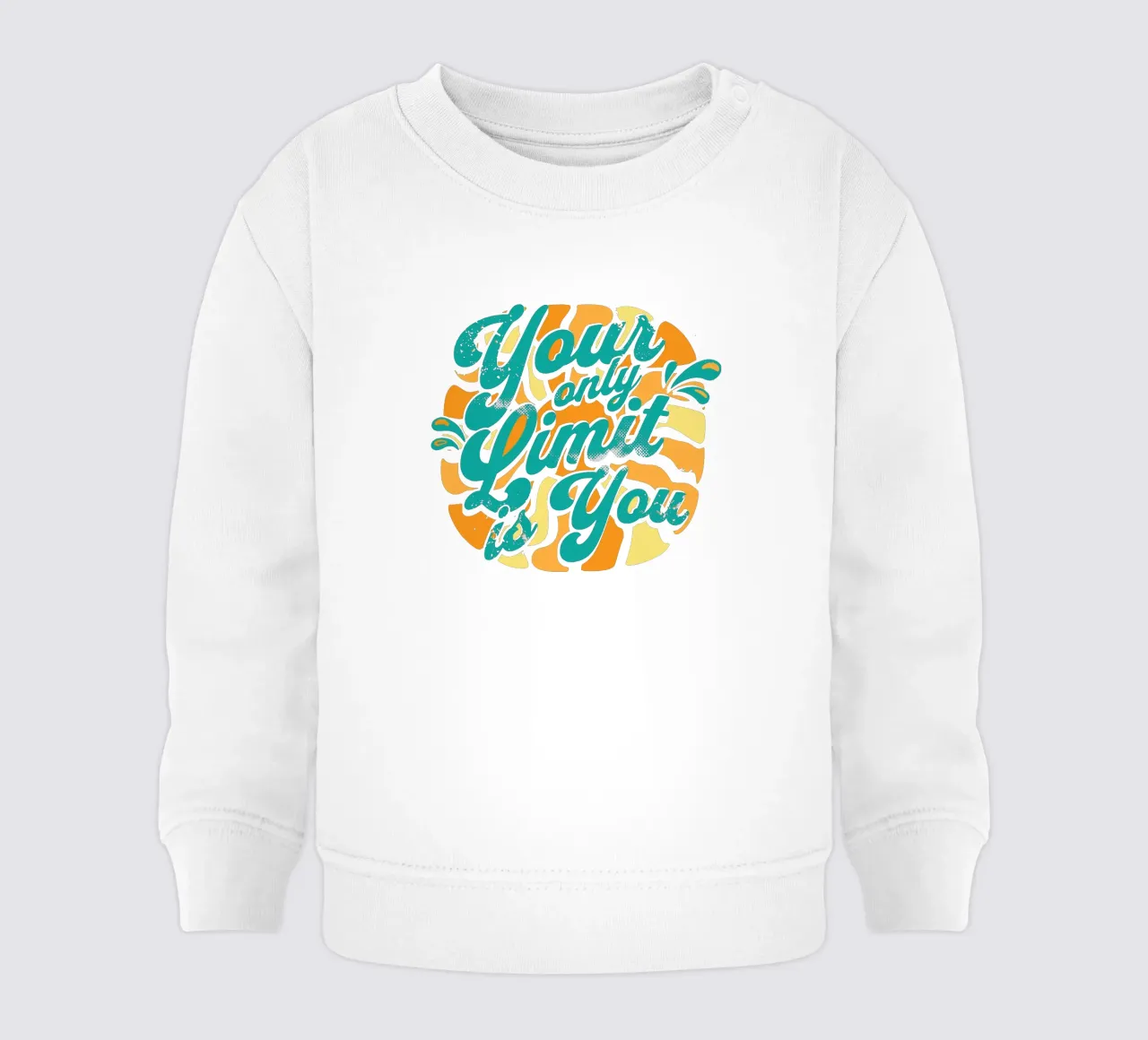 Your Only Limit is You baby sweatshirt by Gunawan Rb