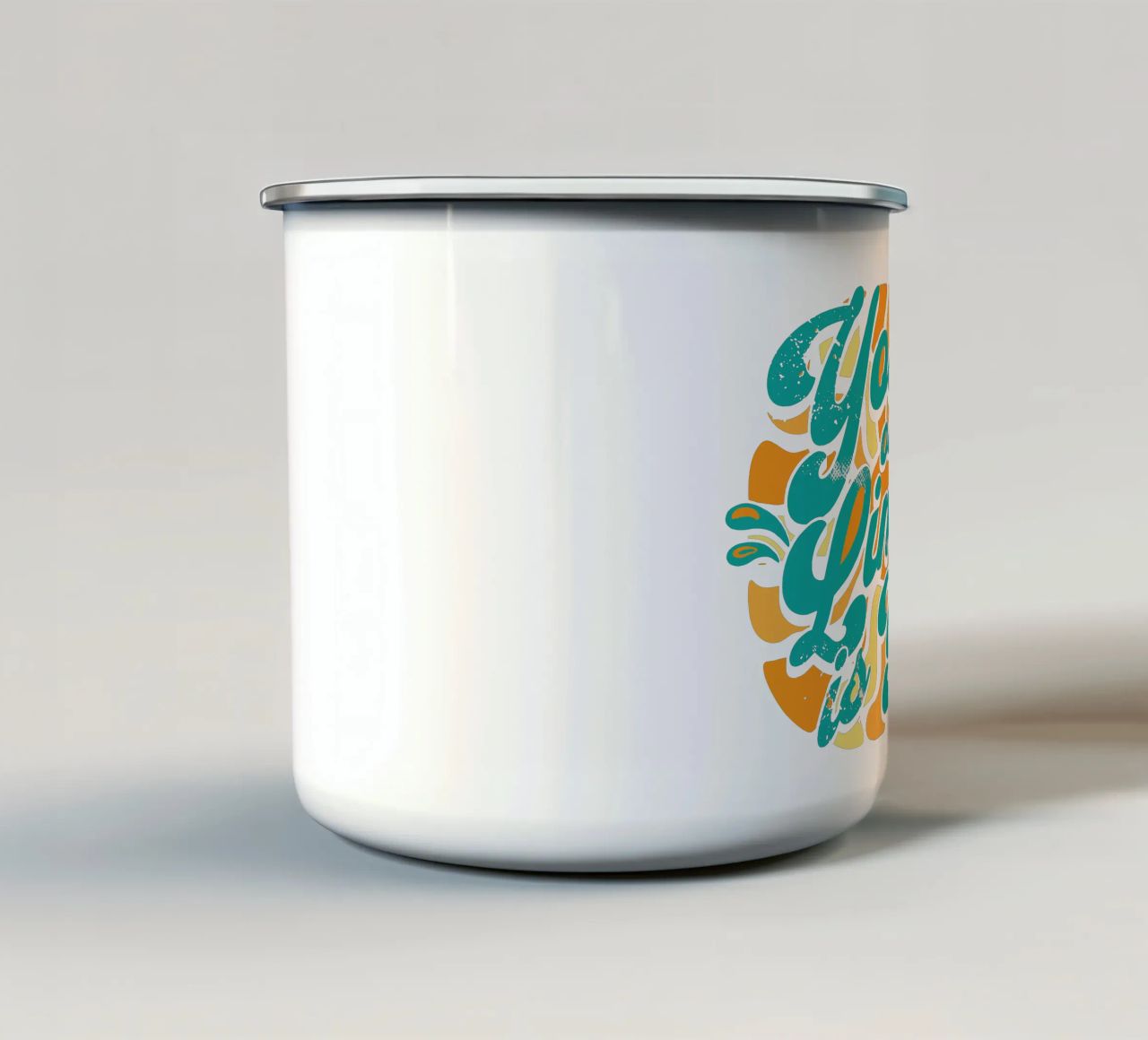 Il vostro unico limite siete voi tazza in smalto da Gunawan Rb