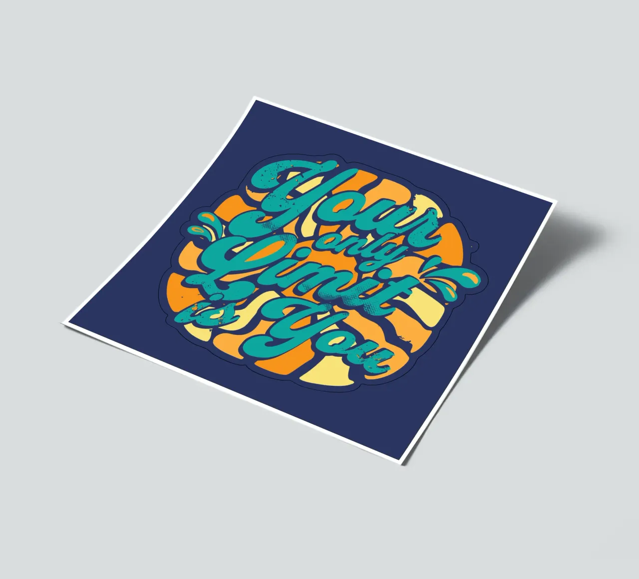 Your Only Limit is You sticker sheet by Gunawan Rb
