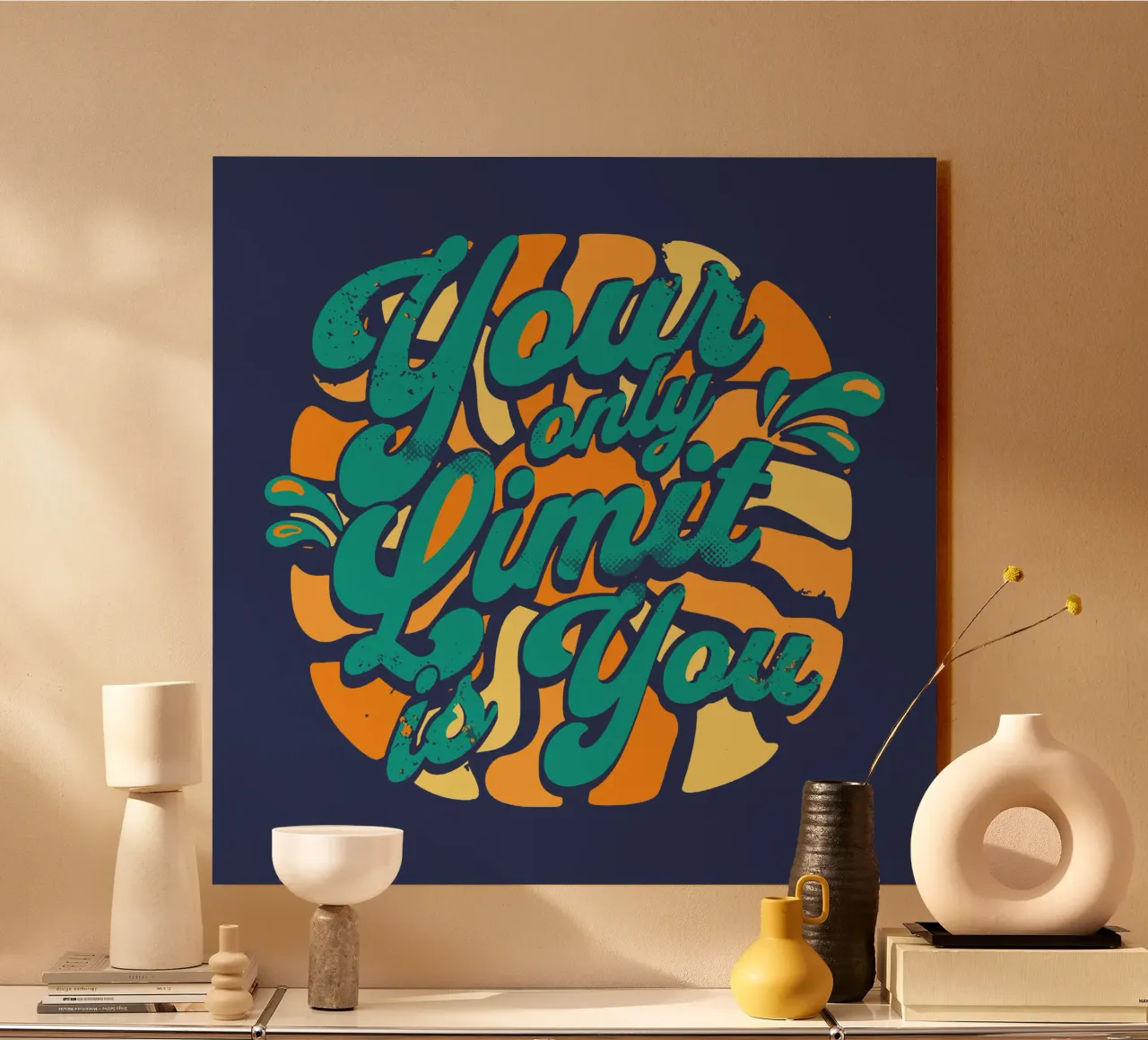 Your Only Limit is You acrylic glass by Gunawan Rb