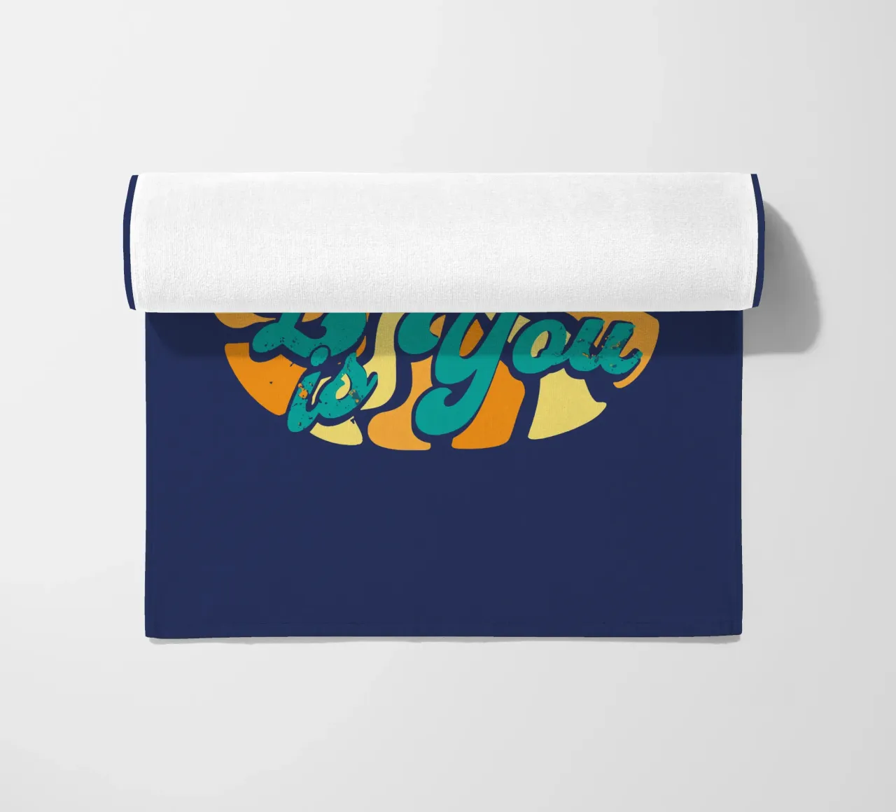 Your Only Limit is You beach towel by Gunawan Rb