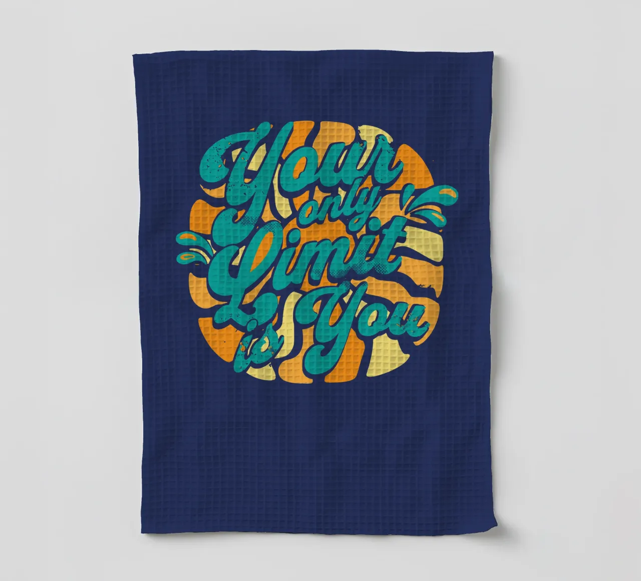Your Only Limit is You tea towel by Gunawan Rb