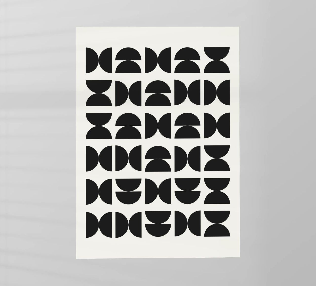 Abstract Boho mid century Pattern 09 pellicola backlit da Paigaam Studio