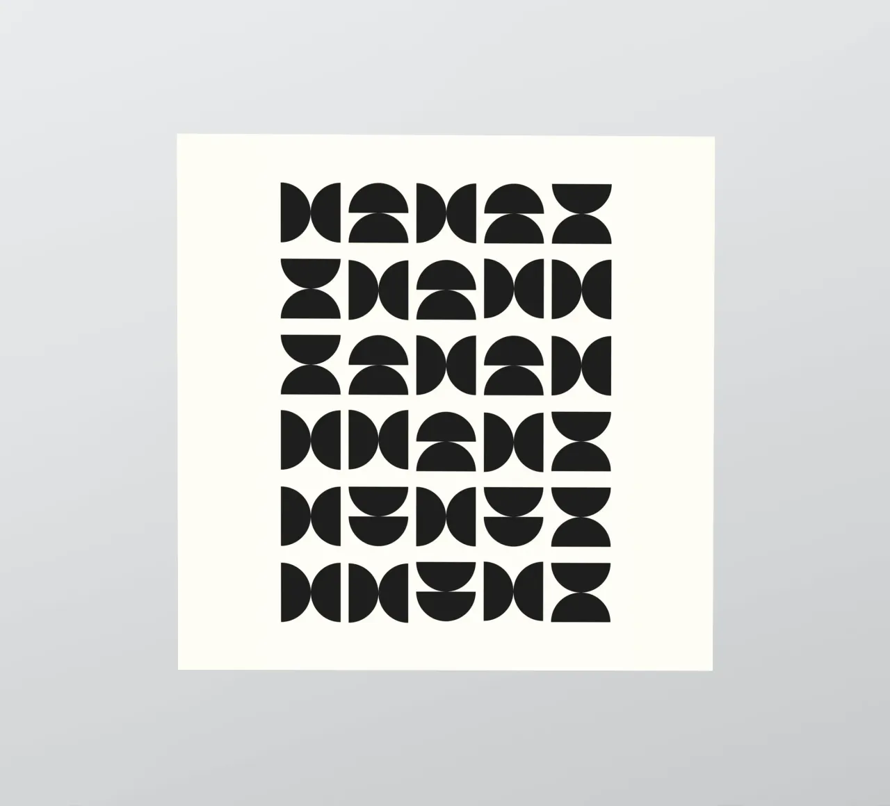 Abstract Boho mid century Pattern 09 pegatina de Paigaam Studio