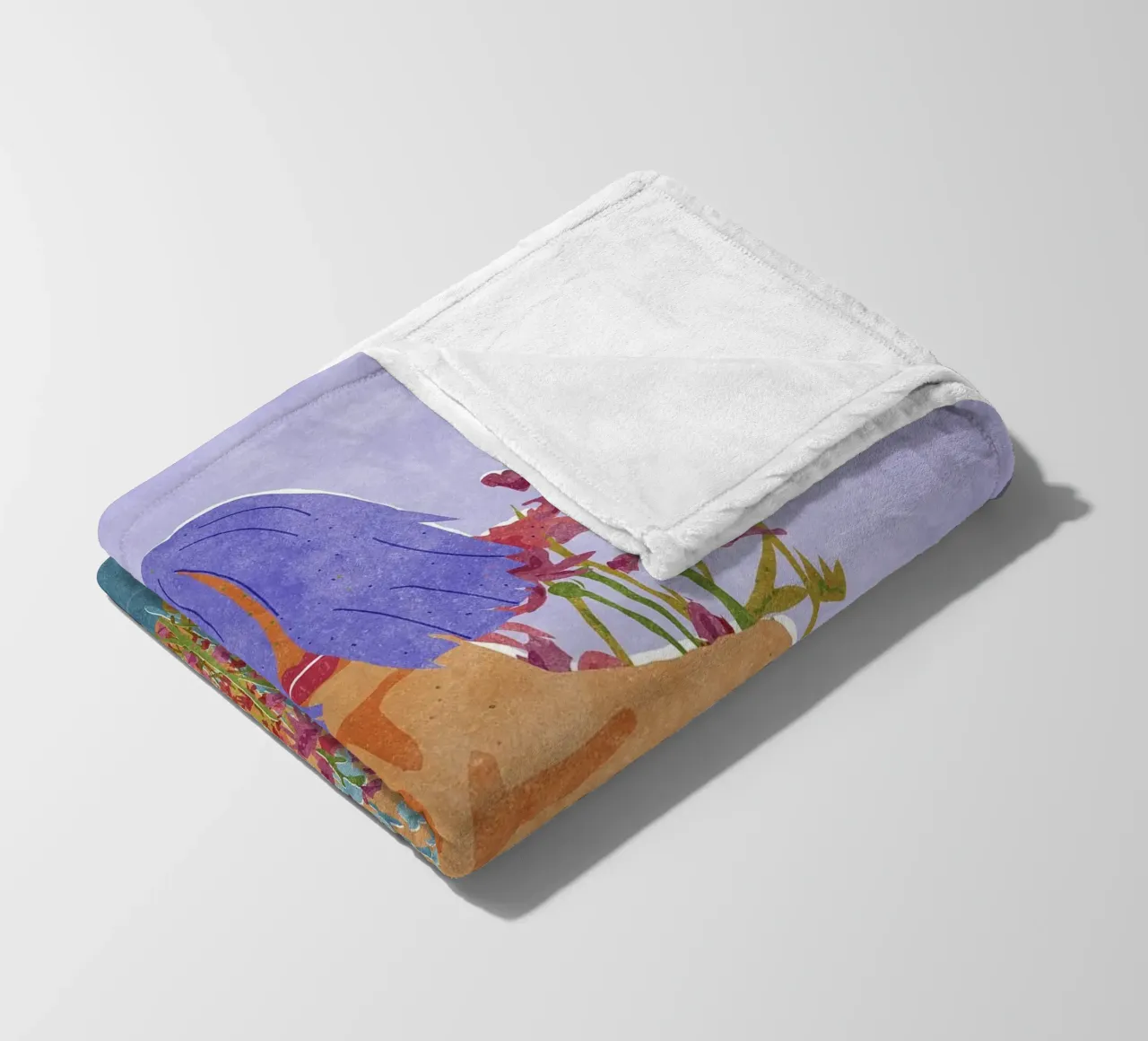 Blooming Feminity coperta in pile da Illustration Raissa Oltmanns