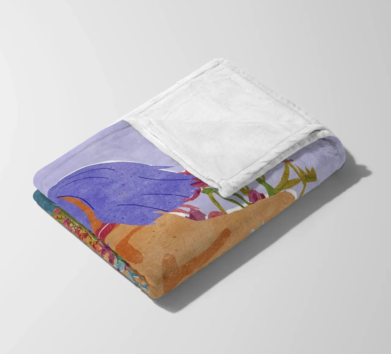 Blooming Feminity coperta in pile da Illustration Raissa Oltmanns