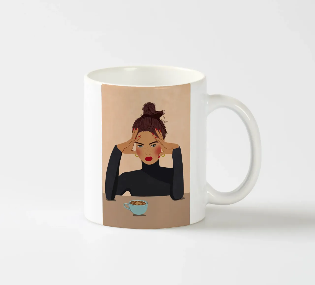 But first Coffee tazza in ceramica da Illustration Raissa Oltmanns