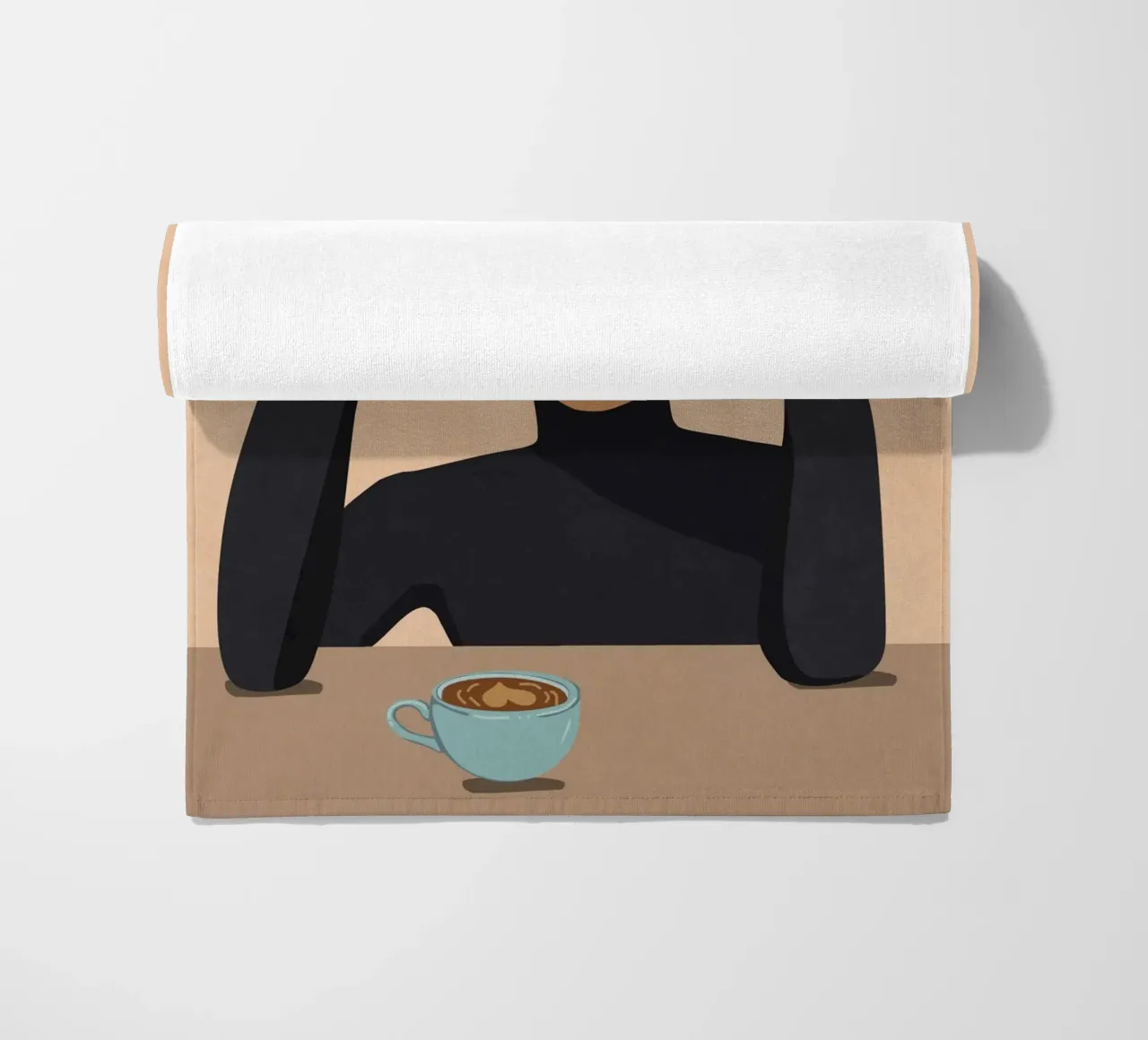 But first Coffee telo mare da Illustration Raissa Oltmanns