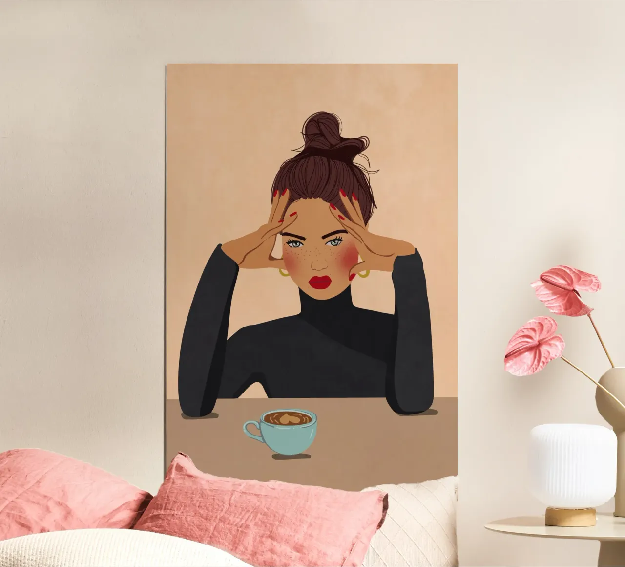 But first Coffee Hahnemühle von Illustration Raissa Oltmanns