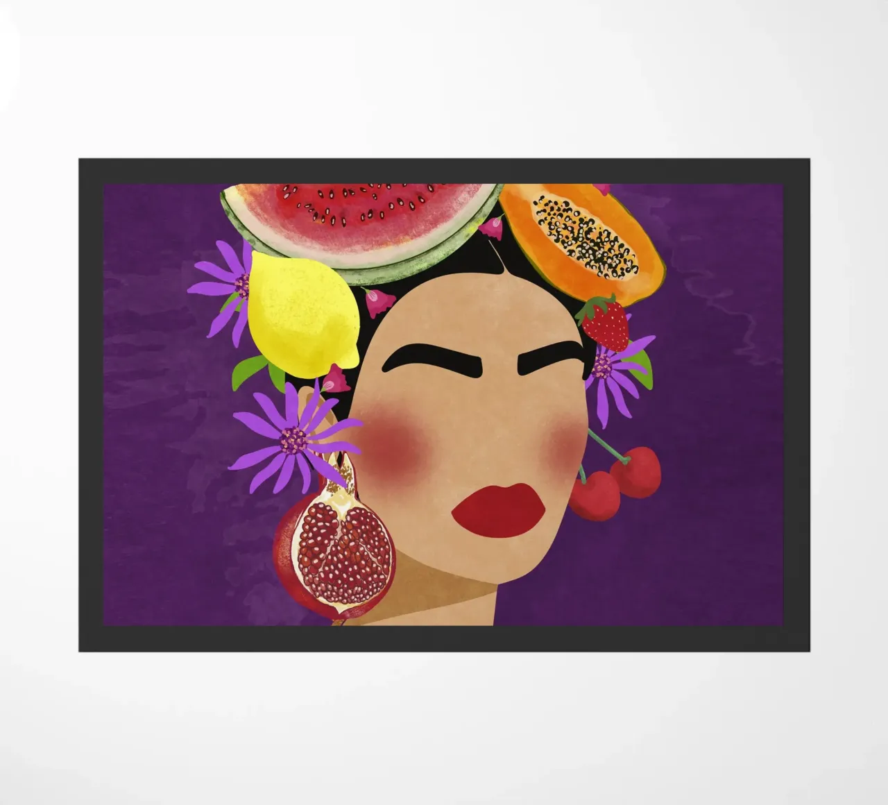 Frida & Fruits zerbino da Illustration Raissa Oltmanns