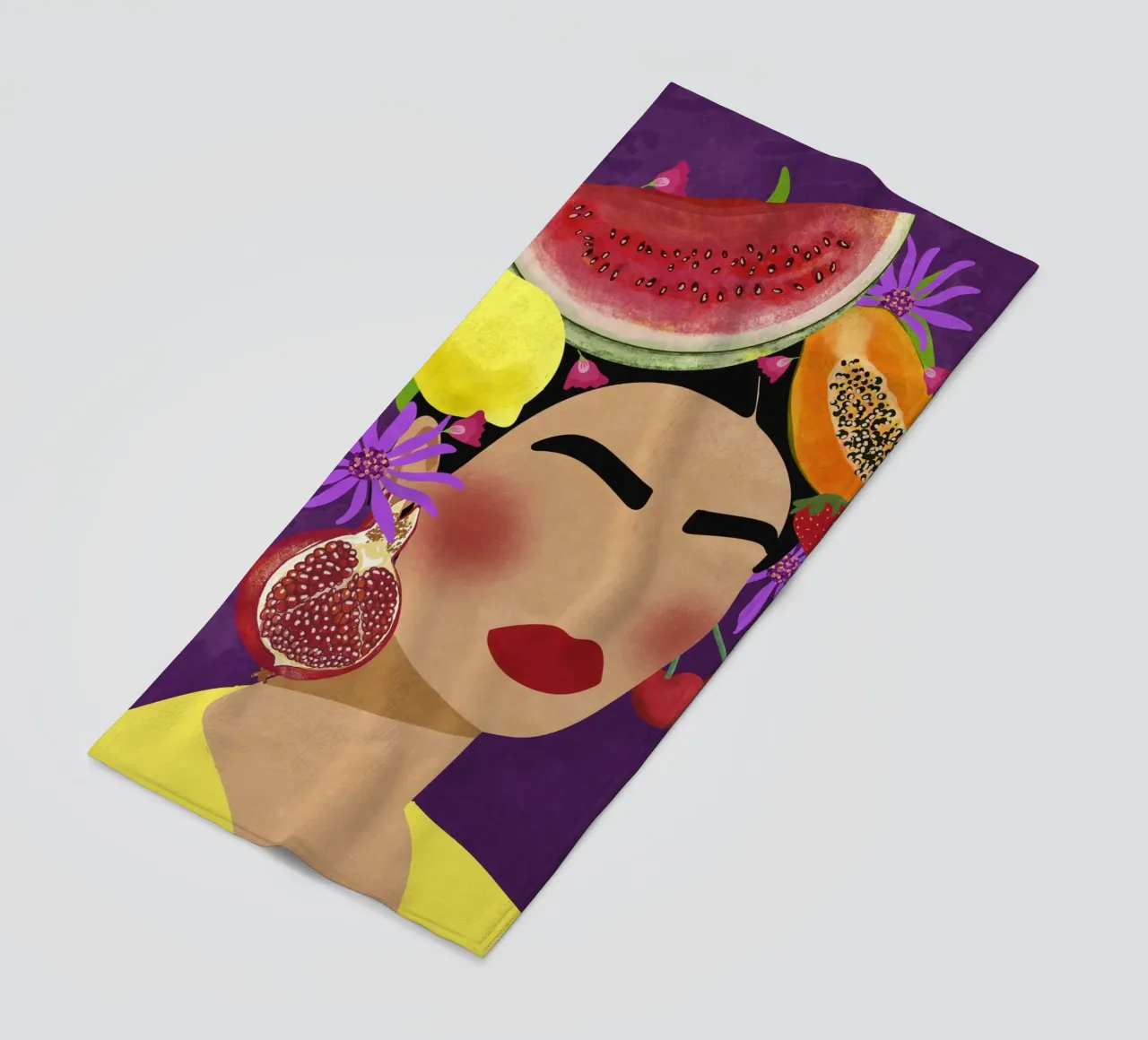 Frida & Fruits telo mare da Illustration Raissa Oltmanns