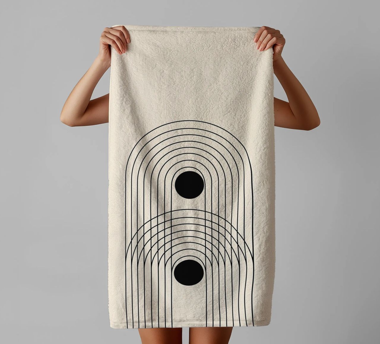 Astratto Boho metà secolo Pattern 10 asciugamano da bagno da Paigaam Studio