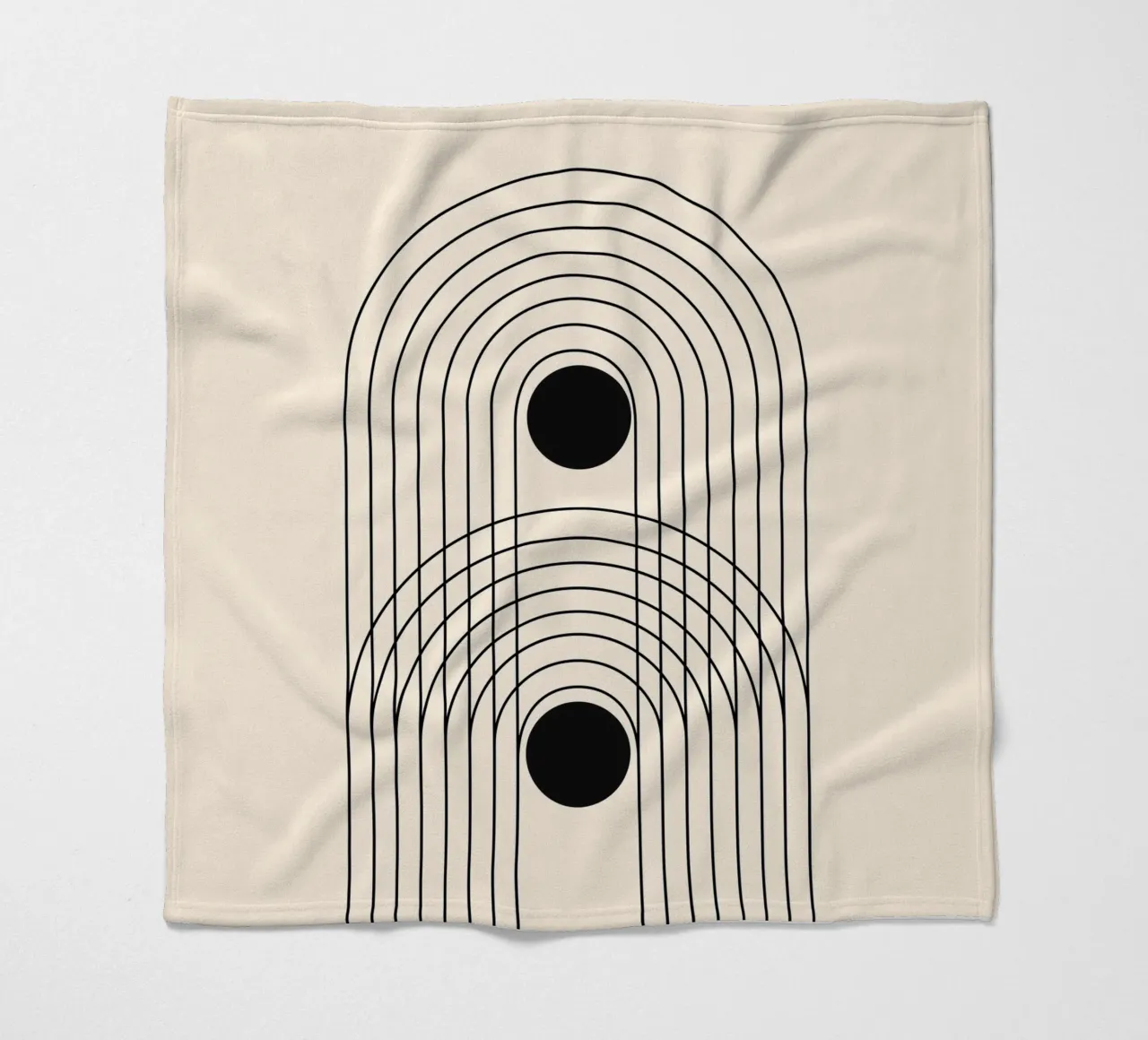 Astratto Boho metà secolo Pattern 10 coperta in pile da Paigaam Studio