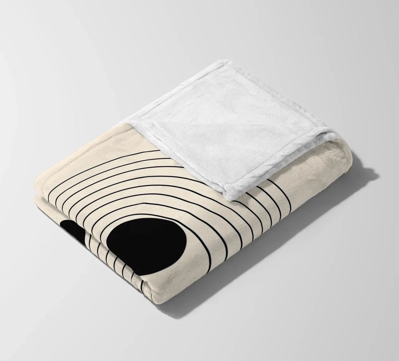 Abstract Boho mid eeuw Patroon 10 fleecedeken van Paigaam Studio
