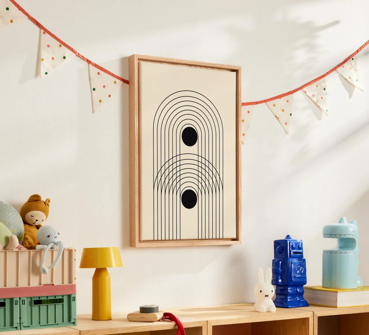 Astratto Boho metà secolo Pattern 10 tela da Paigaam Studio