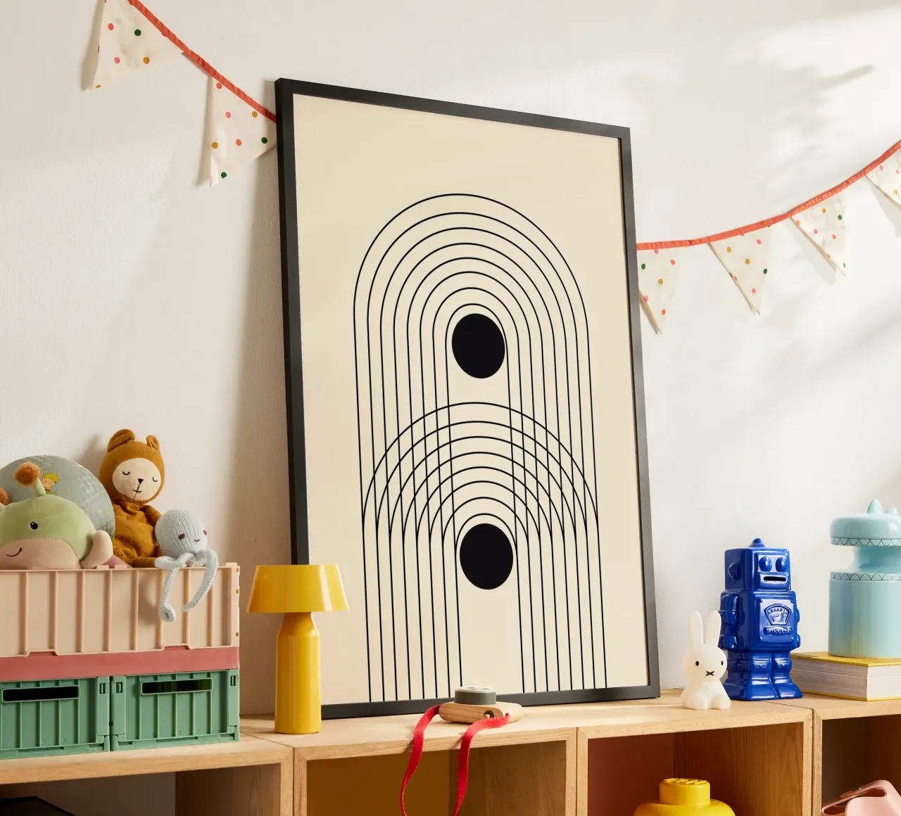 Astratto Boho metà secolo Pattern 10 carta hahnemühle da Paigaam Studio