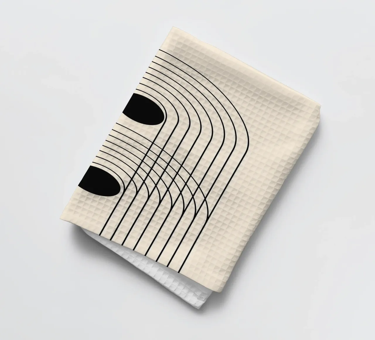 Abstract Boho mid eeuw Patroon 10 theedoek van Paigaam Studio