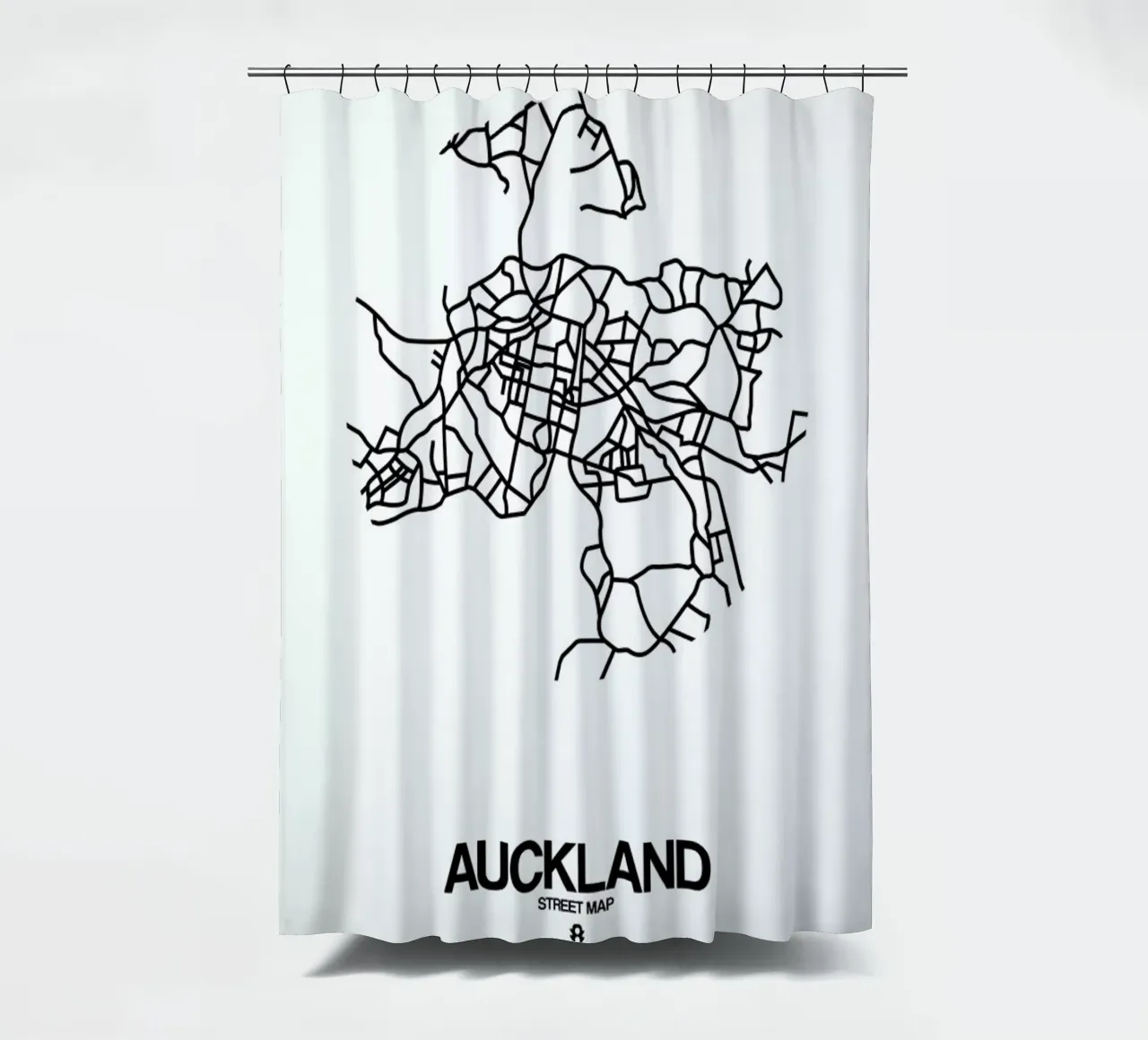 Auckland Duschvorhang von Naxart