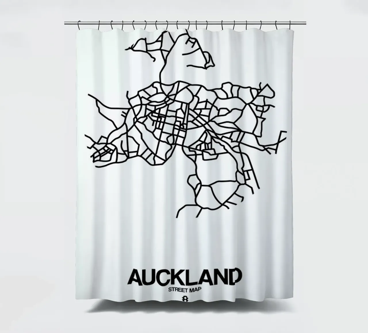 Auckland Duschvorhang von Naxart