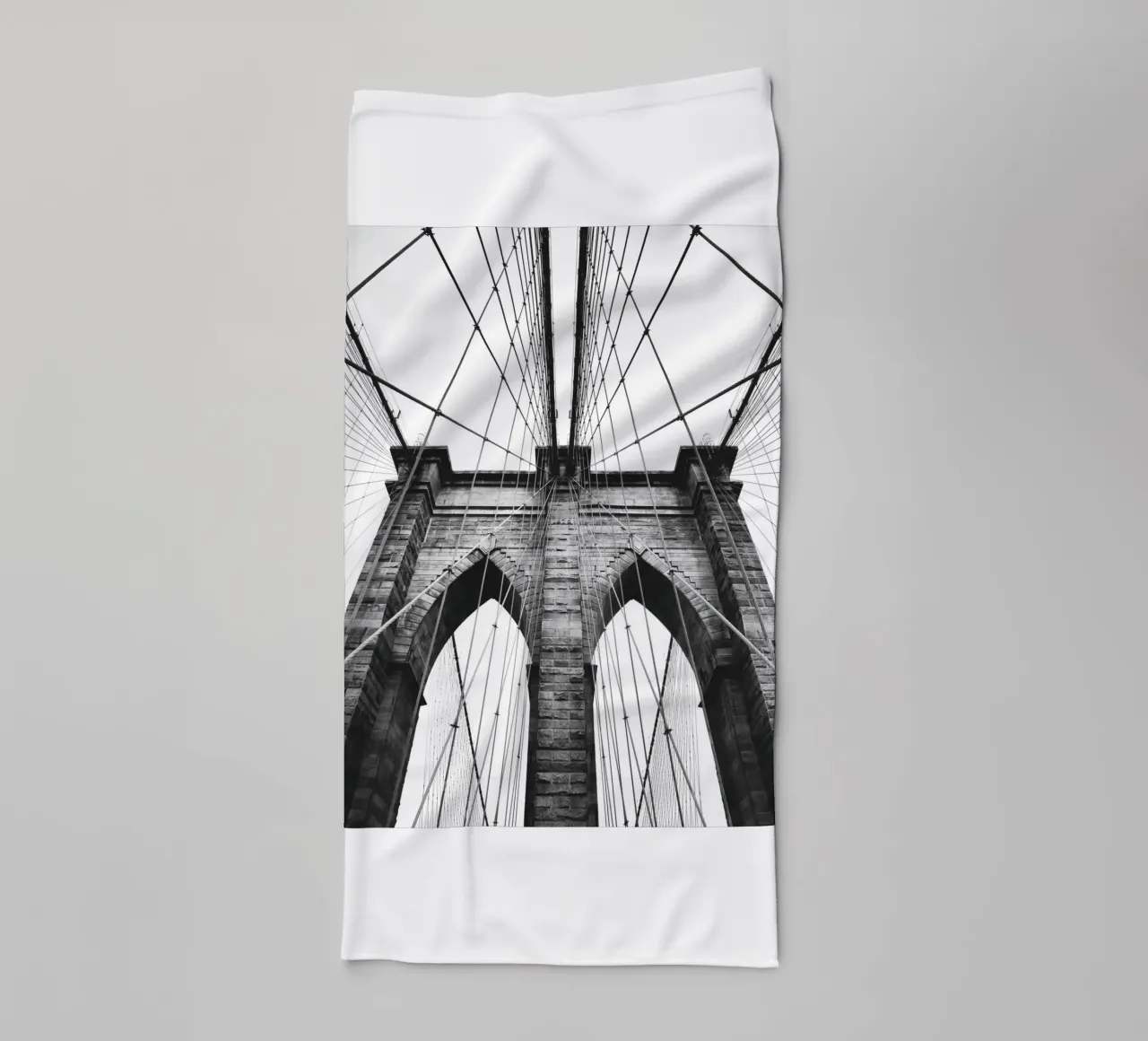 Architecture Art Black and White towel by Whole©