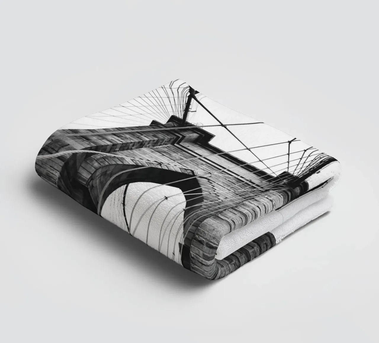 Architecture Art Black and White towel by Whole©