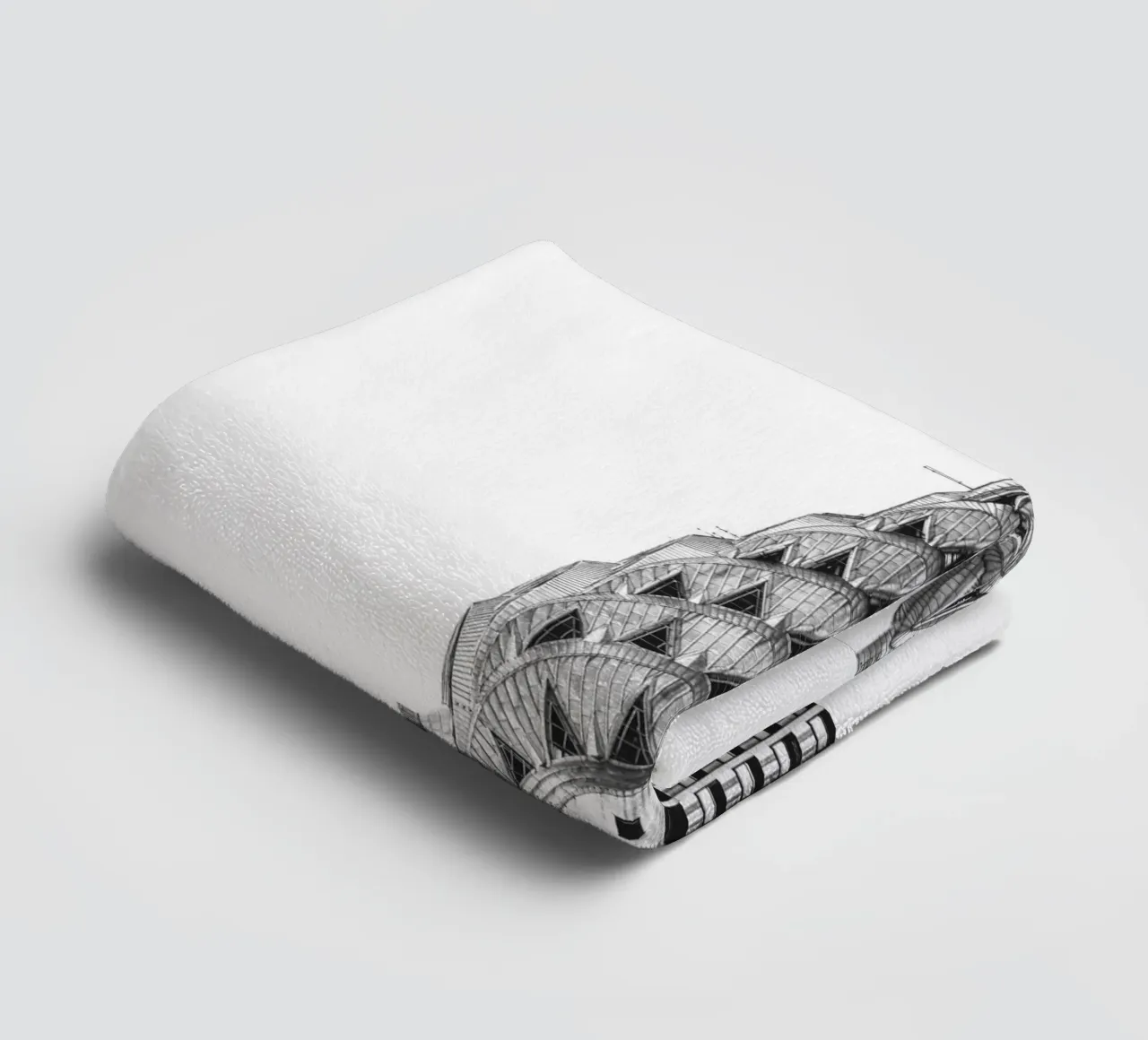 Chef-d'œuvre de l'architecture Art déco serviette de bain de Whole©