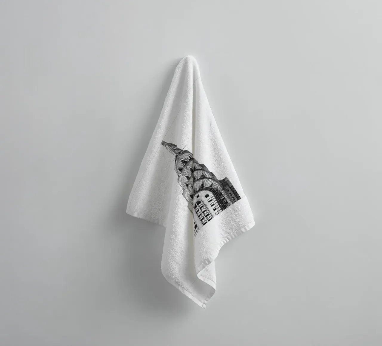 Chef-d'œuvre de l'architecture Art déco serviette de bain de Whole©