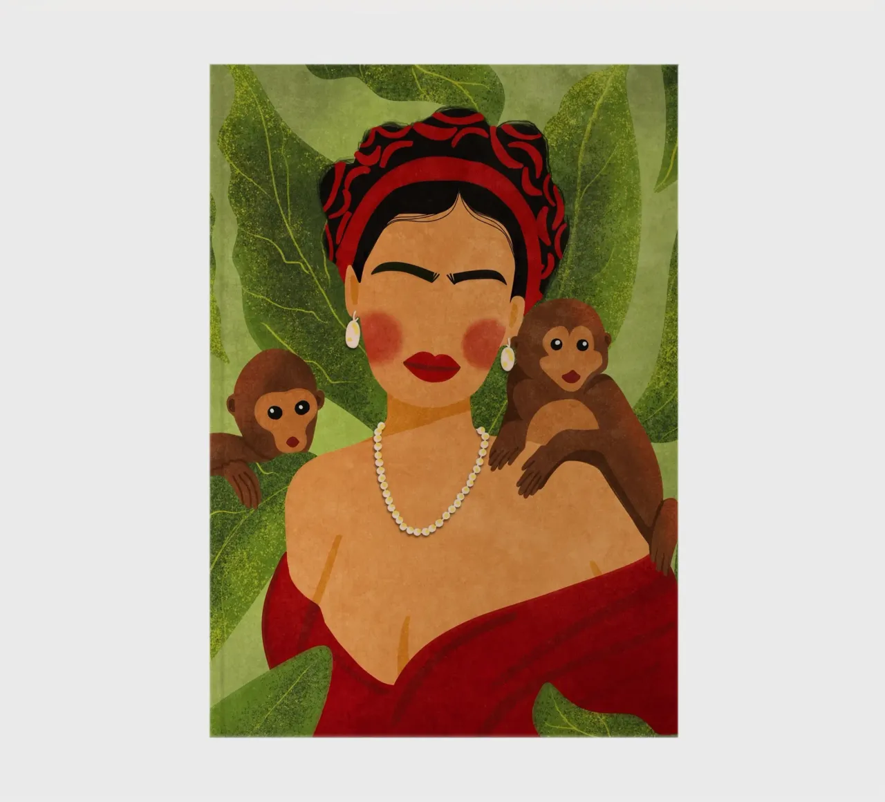 Frida & Monkeys notebook by Illustration Raissa Oltmanns
