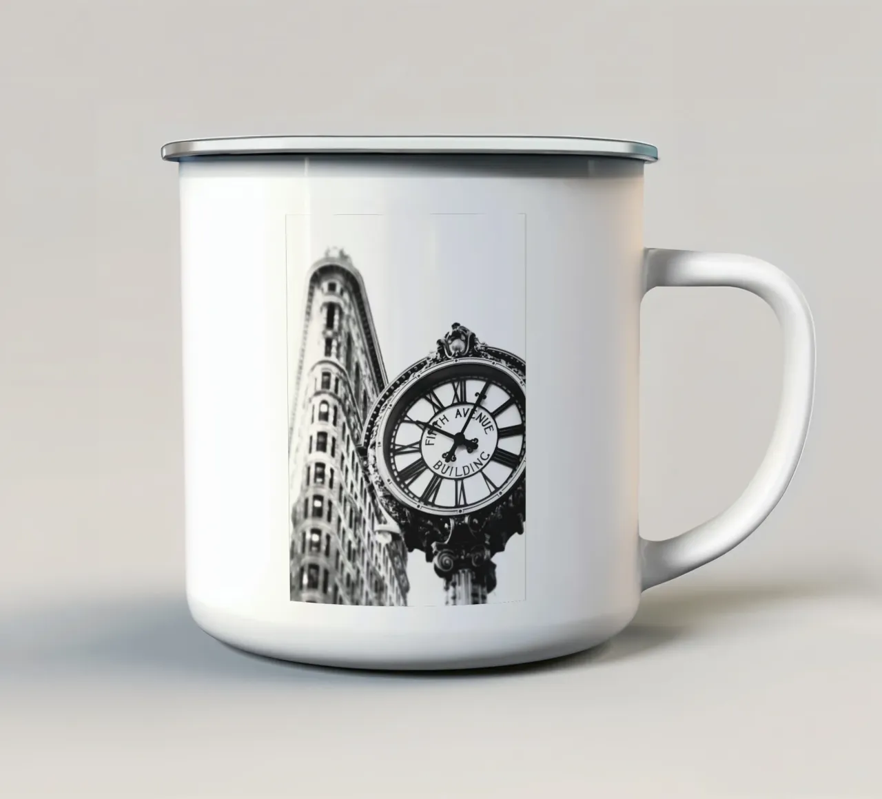 Eleganza newyorkese senza tempo tazza in smalto da Whole©
