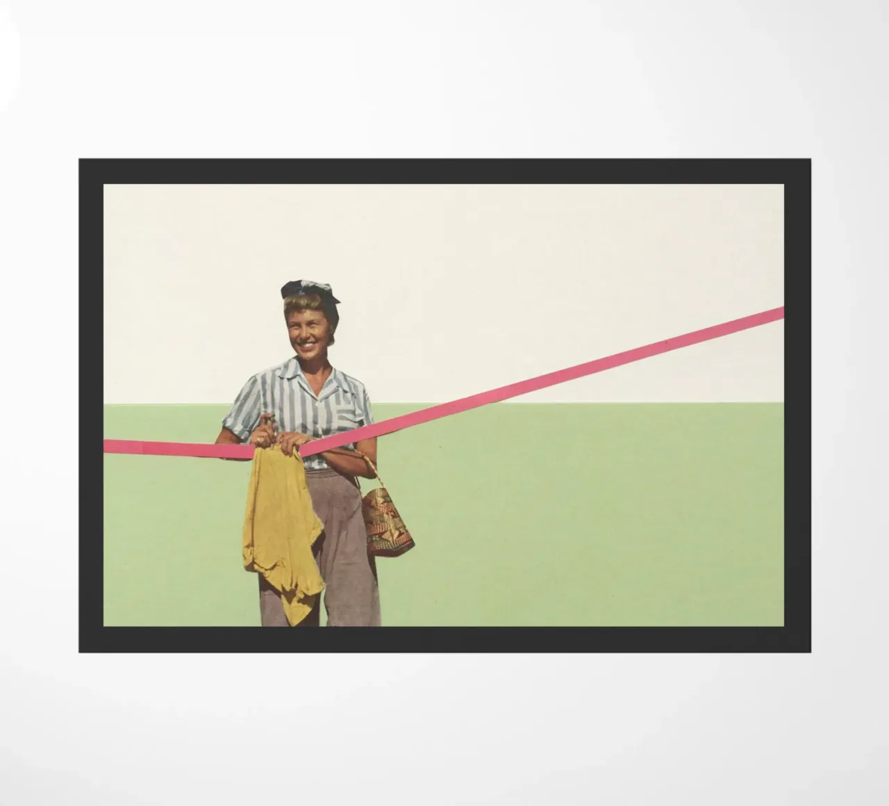 Laundry Day deurmat van Cassia Beck Collage