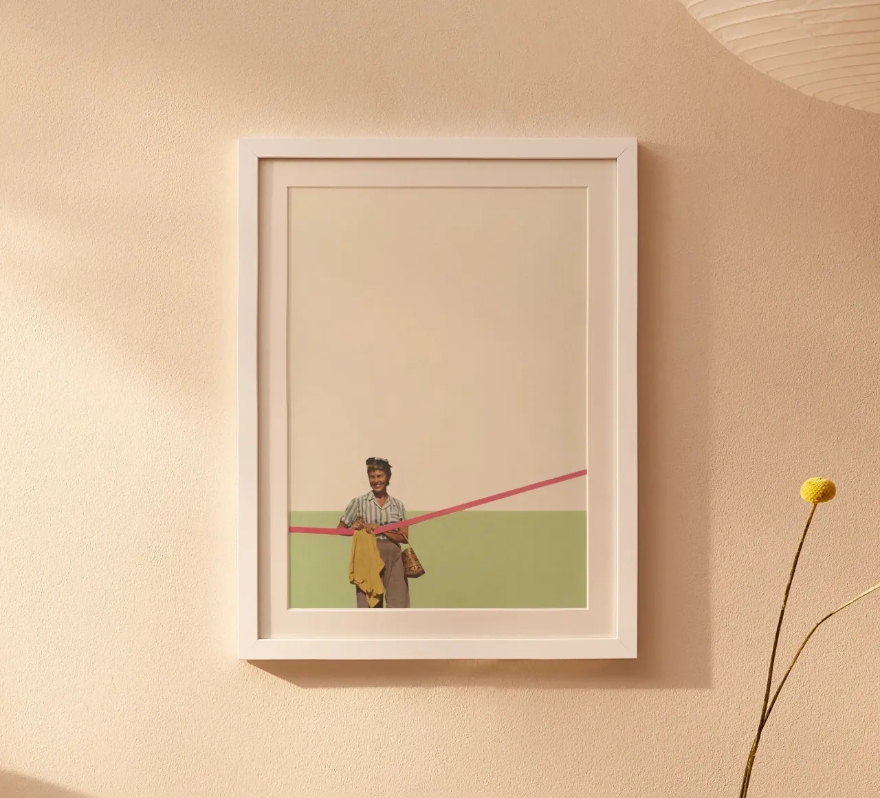 Wasdag poster van Cassia Beck Collage