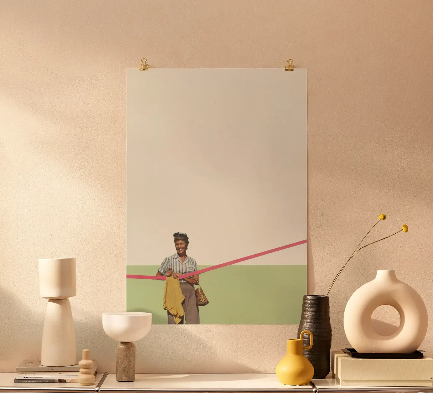 Laundry Day poster by Cassia Beck Collage