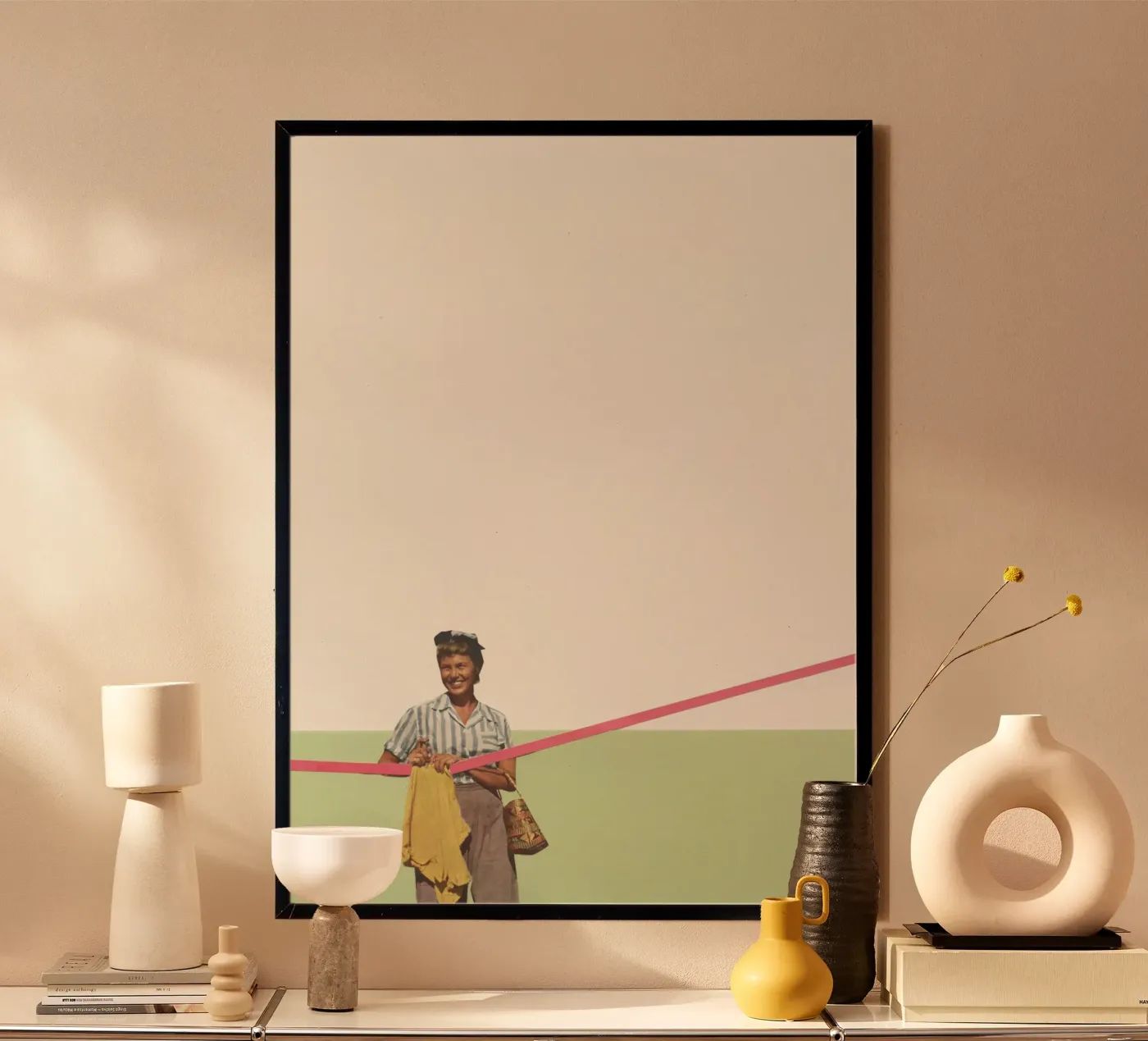 Laundry Day poster by Cassia Beck Collage