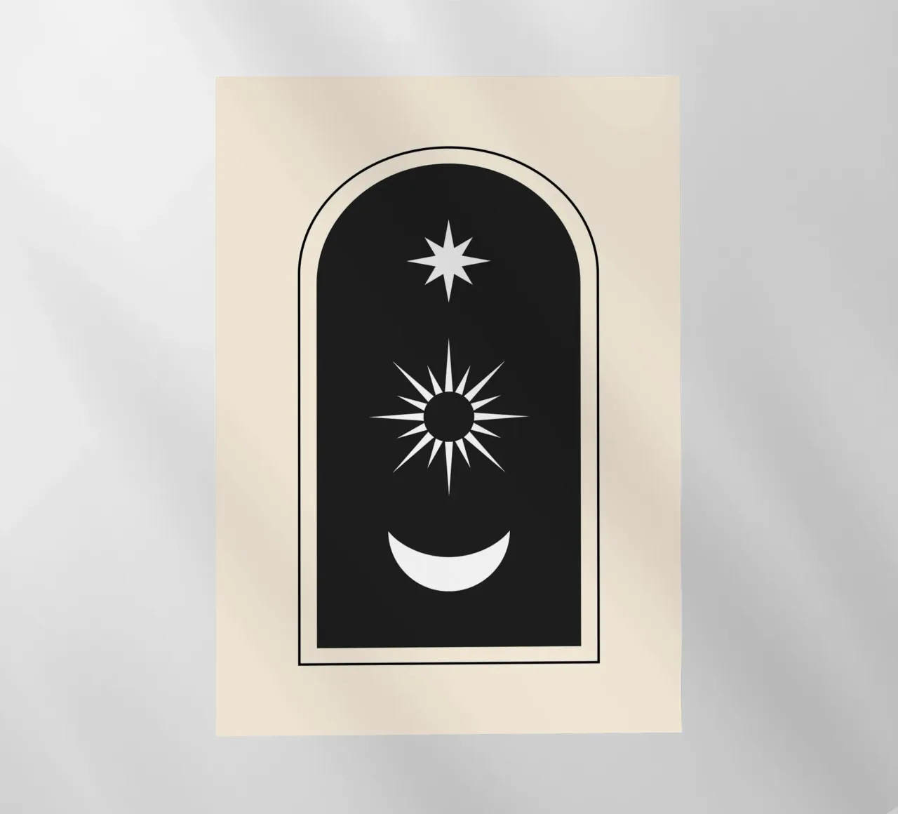 Astratto Boho metà secolo Pattern 11 pellicola backlit da Paigaam Studio