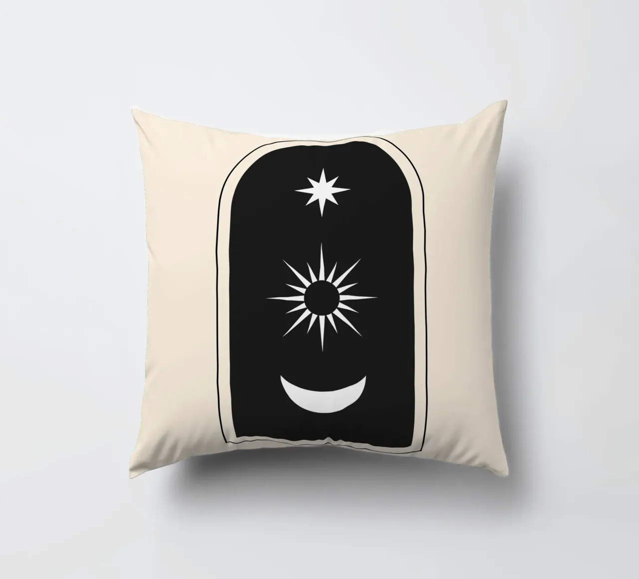 Astratto Boho metà secolo Pattern 11 cuscino da Paigaam Studio